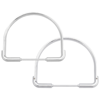 2шт. ручки для сумок из сплава, d-образная форма, для создания кошельков