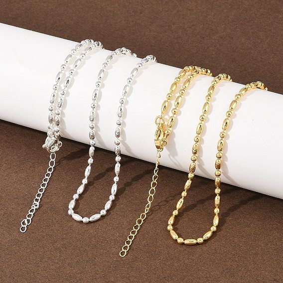 2.2 Латунные цепочки с шариками, ожерелья, ожерелья, кулоны, колье ...