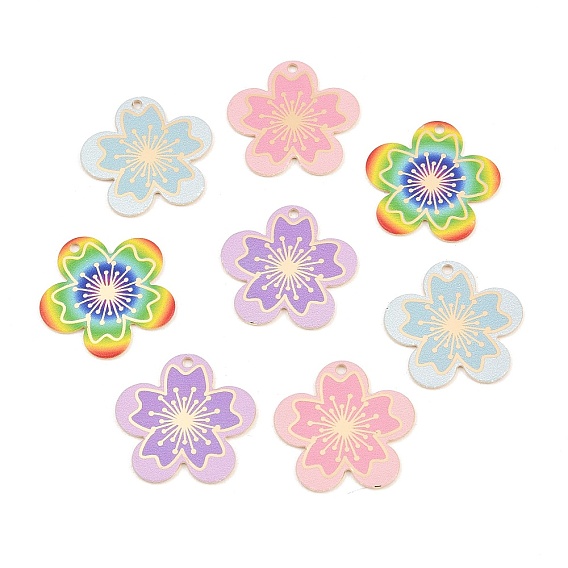 Подвески из эмали и сплава, , золотые