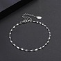 925 Sterling Silver Singapore Chains Necklaces for Women, with S925 Stamp