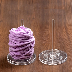 Вращающаяся прялка для акриловой пряжи, держатель нити, бобина