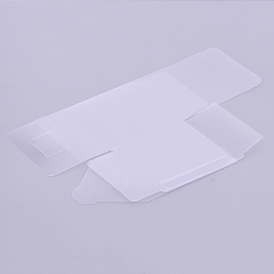 PVC Plastic Box, Frosted, Square