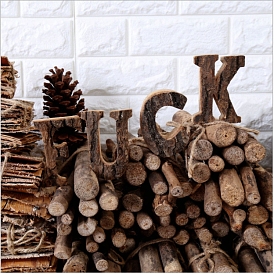 Letter Vintage Wood Display Decorations, for Clothing Shop Window Cafe ornament Photography Props Decoration