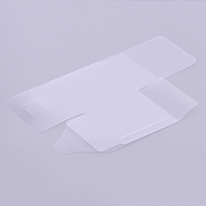PVC Plastic Box, Frosted, Square