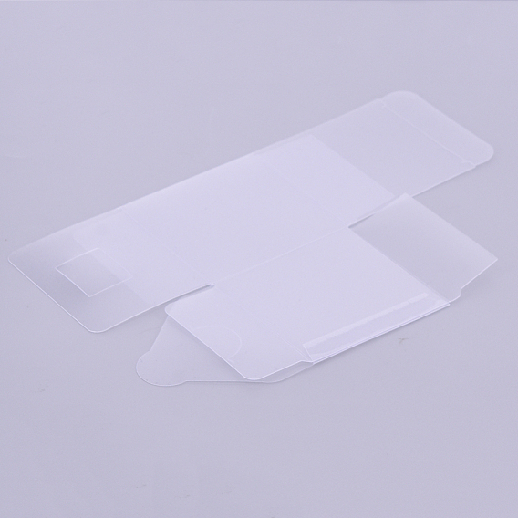 PVC Plastic Box, Frosted, Square