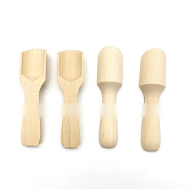 Wooden Spoon, for Seasoning, Bath Salt, Washing Powder, Art Production of Sand, Coffee Beans, Candy