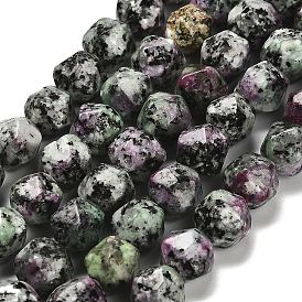 Окрашенные натуральные кунжутные нитки из бисера яшмы, звезды вырезать круглые бусы, граненые