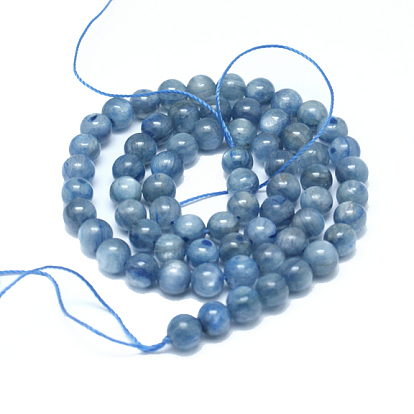 Natural Kyanite/Cyanite/Disthene Round Beads Strands