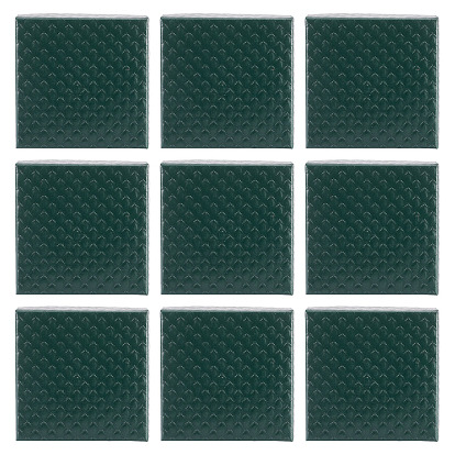 10pcs Cardboard Jewelry Boxes, for Pendant & Earring & Ring, with Sponge Inside, Square