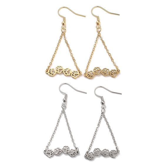 304 из нержавеющей стали болтаться серьги, печать кошачьей лапы