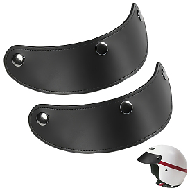 2шт. имитация кожаной доски для полей шляпы с козырьком, спортивная кепка, солнцезащитный козырек шляпа, с помощью кнопки сплава