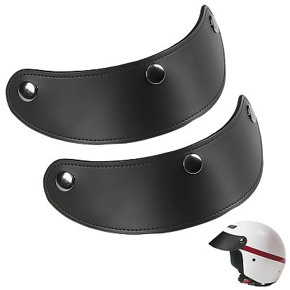 2шт. имитация кожаной доски для полей шляпы с козырьком, спортивная кепка, солнцезащитный козырек шляпа, с помощью кнопки сплава