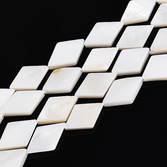 Естественных пресноводных оболочки бисер нитей, ромб