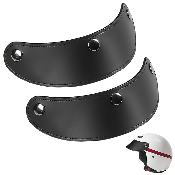 2шт. имитация кожаной доски для полей шляпы с козырьком, спортивная кепка, солнцезащитный козырек шляпа, с помощью кнопки сплава