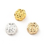 Rack Plating Alloy Beads, Long-Lasting Plated, Cadmium Free & Lead Free, Rose