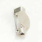 Iron Round Pin Backs, Brooch Base Settings