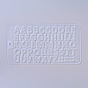 Силиконовые формы, формы для литья смолы, для уф-смолы, изготовление ювелирных изделий из эпоксидной смолы, буквы, Письмо ~ Z