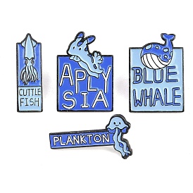 Эмалевые значки из сплава на морскую тематику, черный значок на лацкан для рюкзака или одежды