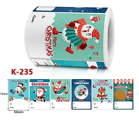250Pcs Christmas PVC Sticker, Self-adhesion, for Suitcase, Skateboard, Refrigerator, Helmet, Mobile Phone Shell