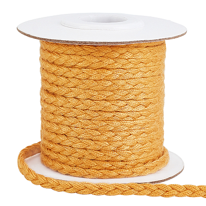 3-прядные плетеные шнуры из полиэстера, изготовление ювелирных изделий своими руками, плоский