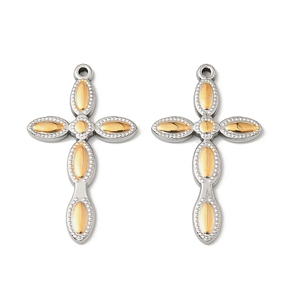 304 подвески из нержавеющей стали, крестик, без свинца и без кадмия