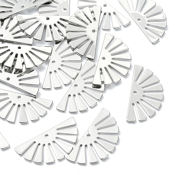 Colgantes de latón Shegrace, encantos del ventilador, sin cadmio, plomo, níquel