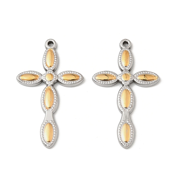 304 подвески из нержавеющей стали, крестик, без свинца и без кадмия