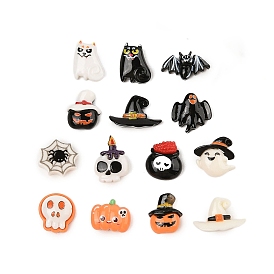 Halloween Theme Opaque Resin Cabochons