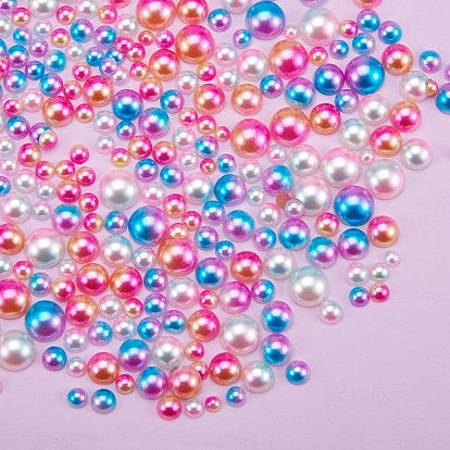 Cabochons en acrylique imitation perle de style pcs, dôme, avec crayon à pointer en strass