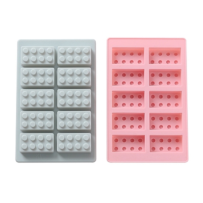 Building Blocks DIY Silicone Molds, Fondant Molds, for Ice, Chocolate, Candy, UV Resin & Epoxy Resin Craft Making