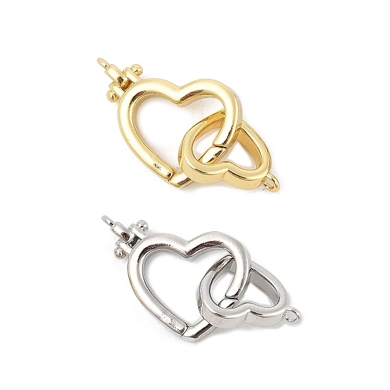 Латунные пружинные кольца, стойки покрытие, долговечный, без кадмия и без свинца, сердце