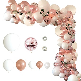 102Pcs Latex Balloon Garland Arch Kit, for Wedding Party Festival Home Decorations