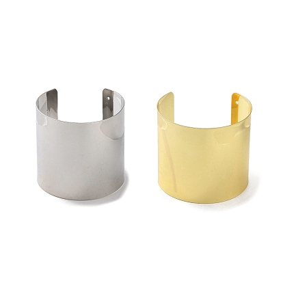 Латунные простые широкие браслеты-манжеты, долговечный, без свинца и без кадмия