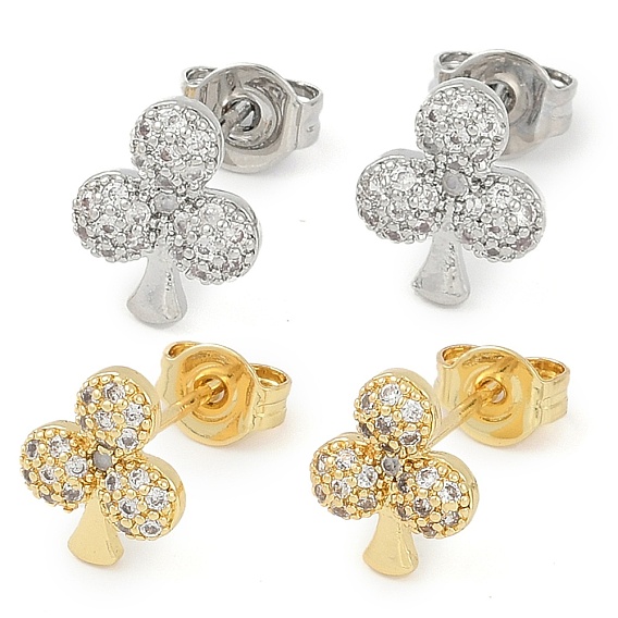 Серьги-гвоздики из латуни с покрытием из стойки для женщин для женщин, долговечный, без свинца и без кадмия