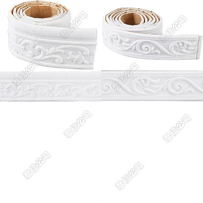 2Pcs 2 Styles Self-Adhesive XPE Grain Contact Paper, Wall Stickers, for Shelf Liner Dresser Drawer Locker
