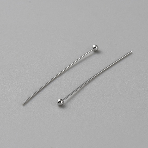 100 шт. Латунные штифты с шаровой головкой, для изготовления ювелирных изделий