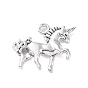 Подвески из сплава в тибетском стиле , единорог
