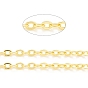 Brass Cable Chains, Long-Lasting Plated, with Spool, Cadmium Free & Lead Free, Soldered