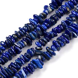 Natural Lapis Lazuli Beads Strands, Grade A, Chip