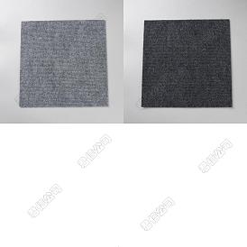 10pcs 2 couleurs ruban adhésif carré en polyester pour tapis, tapis antidérapant pour salon, chambre à coucher