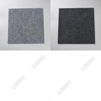 10pcs 2 couleurs ruban adhésif carré en polyester pour tapis, tapis antidérapant pour salon, chambre à coucher