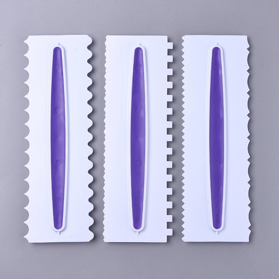 Plastic Cream Scraper, Butter Cake Baking Decorating Tool