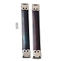 20Pcs Iron Handbag Internal Flex Frames, with Screw