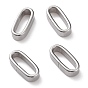 304 Stainless Steel Linking Rings, Oval