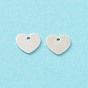 925 Sterling Silver Chain Extender Drops, Heart Extender Chain Tabs