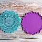 Cup Mat Silicone Molds, Resin Casting Coaster Molds, For UV Resin, Epoxy Resin Craft Making, Flower