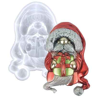 Christmas Santa Claus DIY Silicone Molds, Resin Casting Molds, for UV Resin, Epoxy Resin Craft Making
