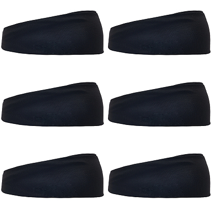 6Шесть широких тканевых повязок на голову для занятий спортом, Мягкая и эластичная модная повязка для волос, впитывающая пот