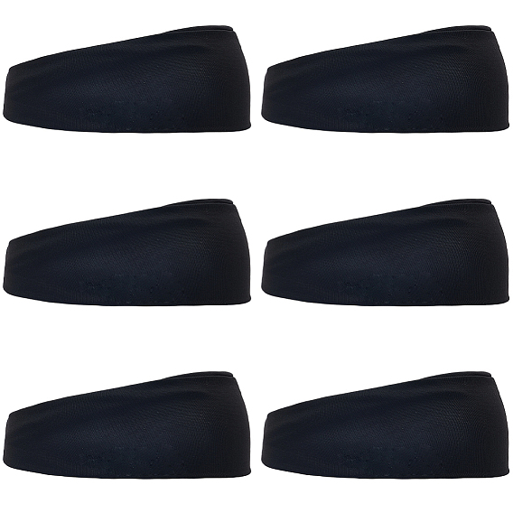 6Шесть широких тканевых повязок на голову для занятий спортом, Мягкая и эластичная модная повязка для волос, впитывающая пот