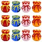 12pcs 4 Farben imitierte Jadeglasperlen, Fukubukuro
